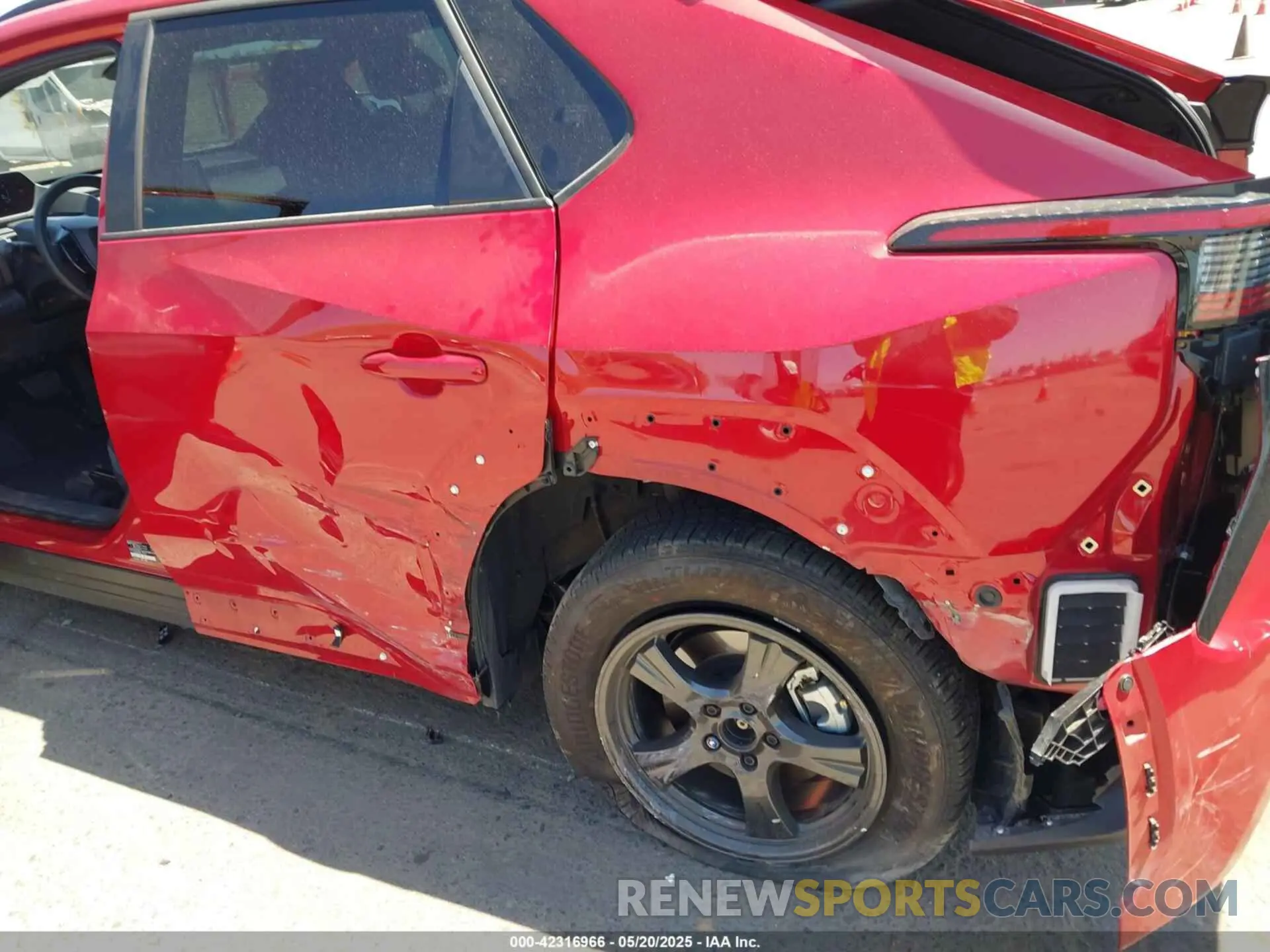 6 Photograph of a damaged car JTMABACA0RA080562 TOYOTA BZ4X 2024