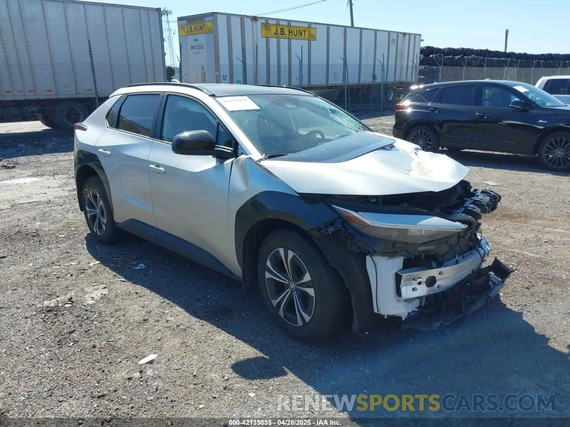 1 Photograph of a damaged car JTMABACA3RA087070 TOYOTA BZ4X 2024