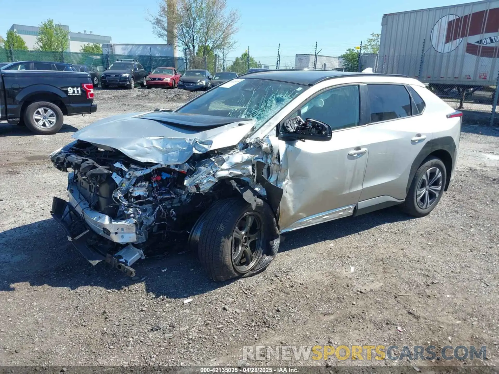 2 Photograph of a damaged car JTMABACA3RA087070 TOYOTA BZ4X 2024