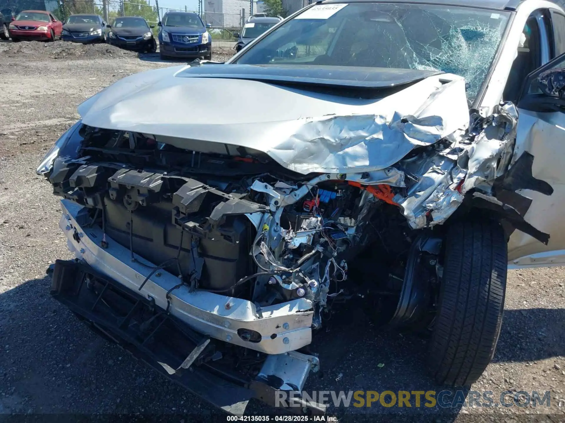 6 Photograph of a damaged car JTMABACA3RA087070 TOYOTA BZ4X 2024