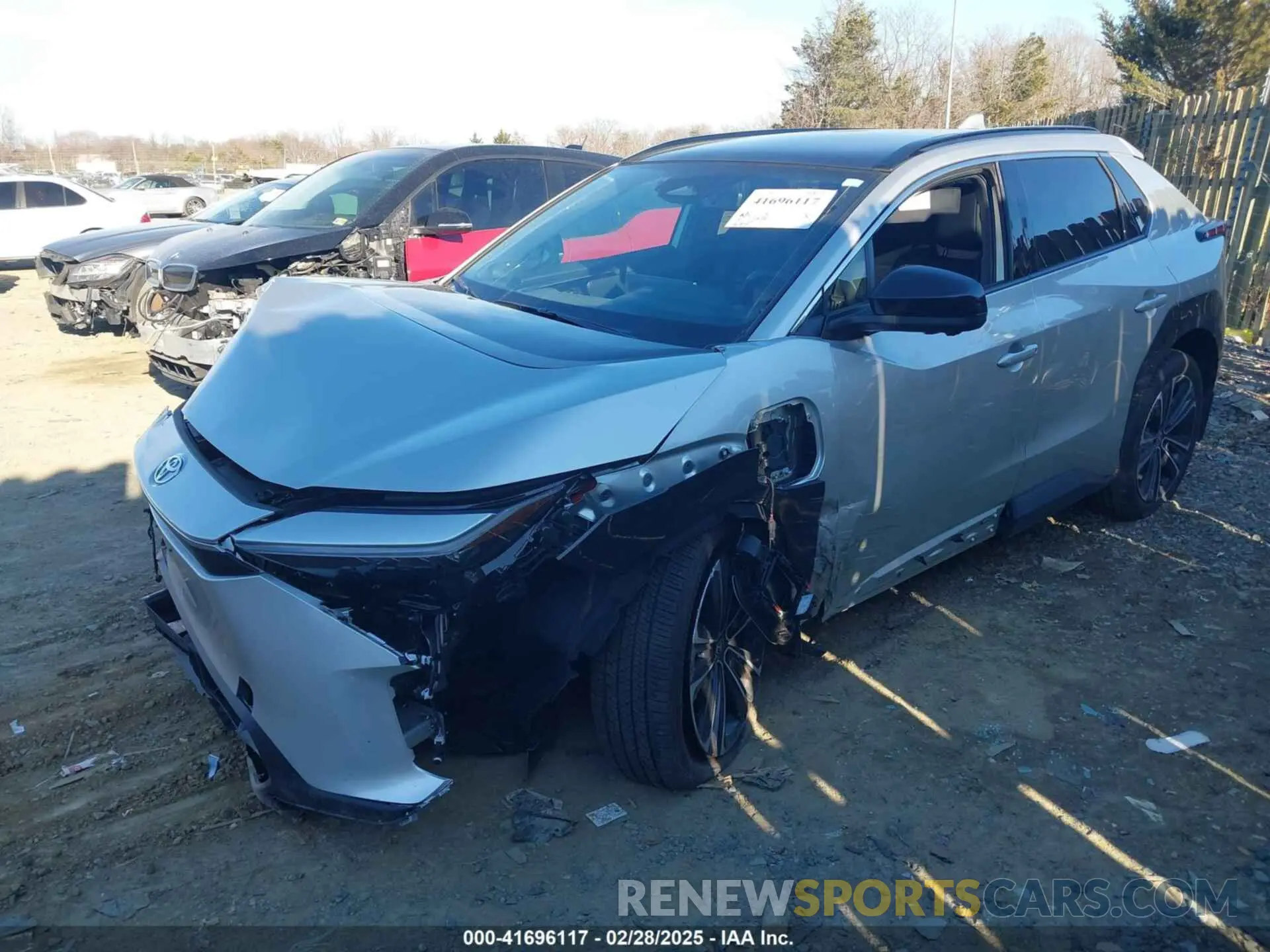 2 Фотография поврежденного автомобиля JTMABACA5RA063871 TOYOTA BZ4X 2024