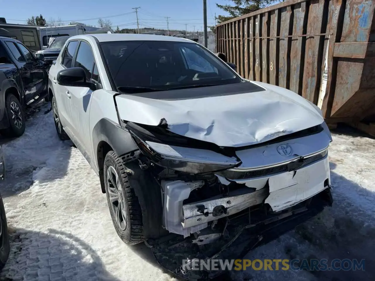 4 Photograph of a damaged car JTMAAAAA8PA019107 TOYOTA BZ4X XLE 2023