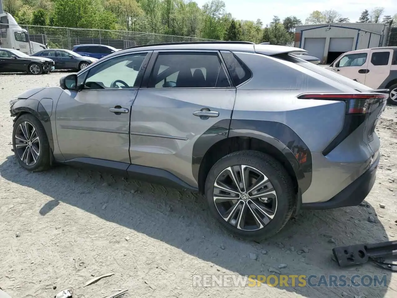 2 Фотография поврежденного автомобиля JTMABACA2PA021459 TOYOTA BZ4X XLE 2023