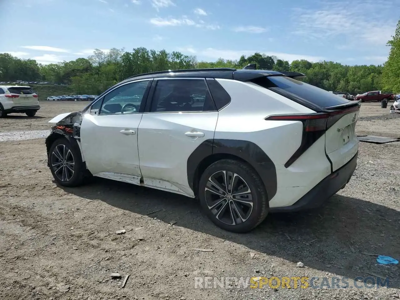 2 Photograph of a damaged car JTMABACA3PA031448 TOYOTA BZ4X XLE 2023