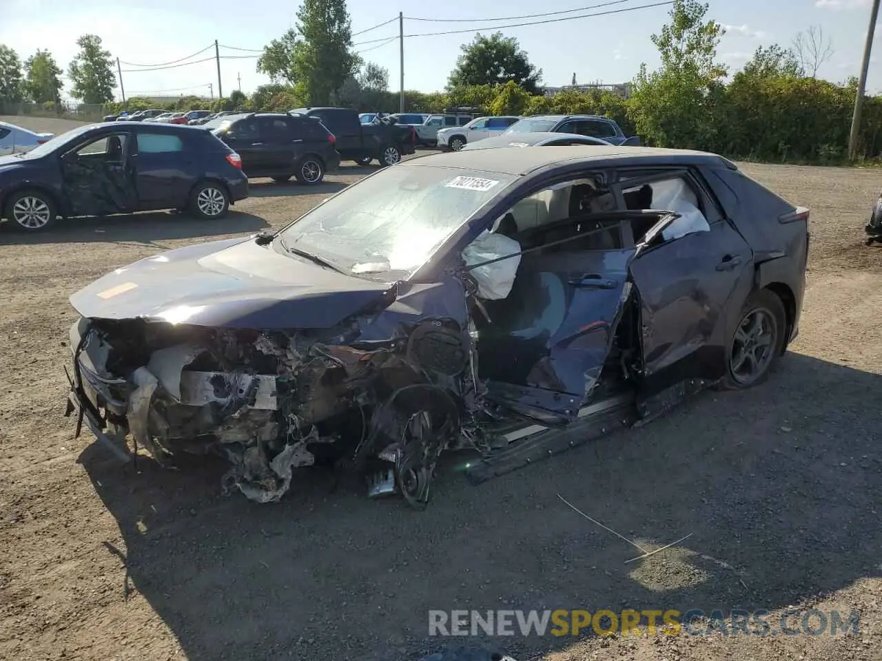 1 Фотография поврежденного автомобиля JTMABACA3PA044717 TOYOTA BZ4X XLE 2023