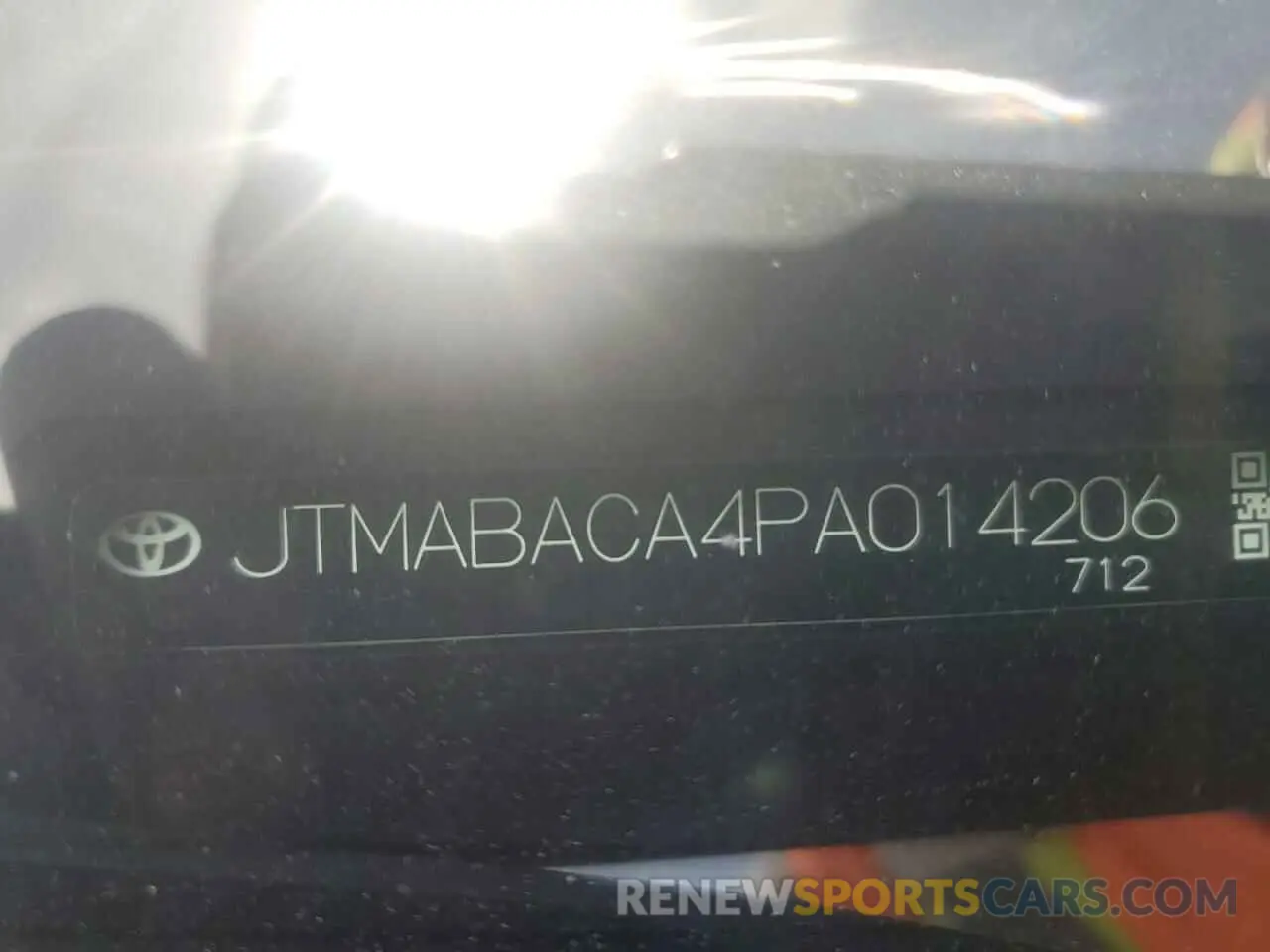 13 Photograph of a damaged car JTMABACA4PA014206 TOYOTA BZ4X XLE 2023
