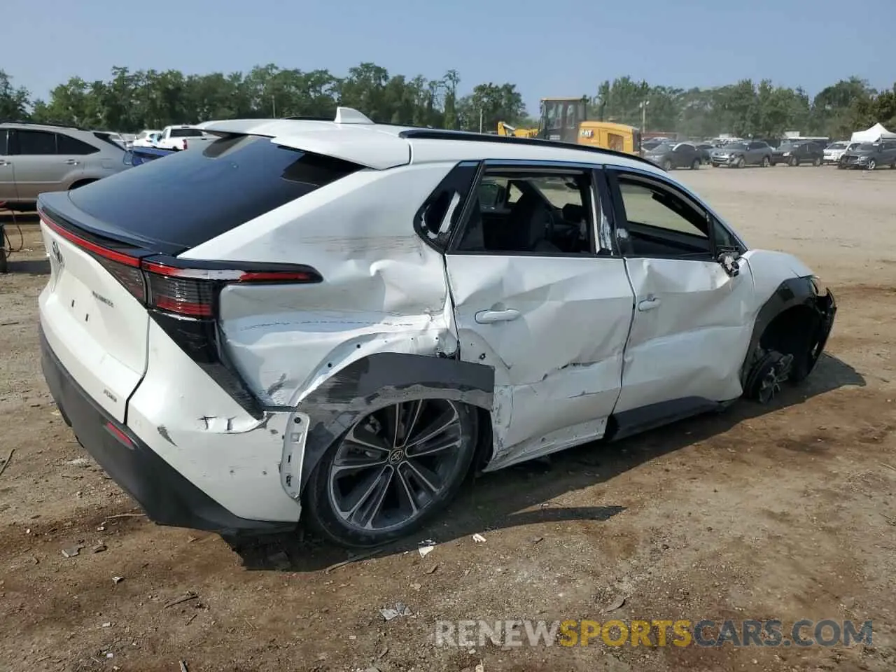 3 Photograph of a damaged car JTMABACA5PA026008 TOYOTA BZ4X XLE 2023