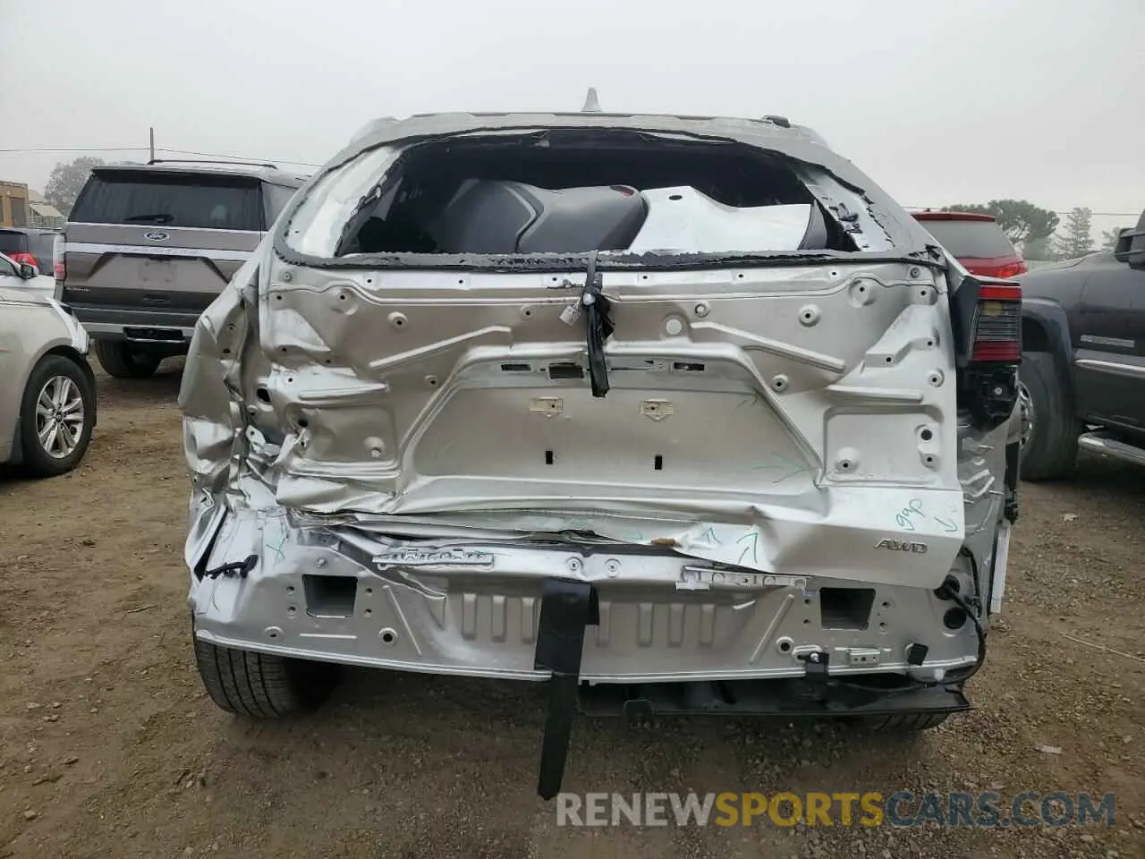 6 Фотография поврежденного автомобиля JTMABACA8PA021871 TOYOTA BZ4X XLE 2023