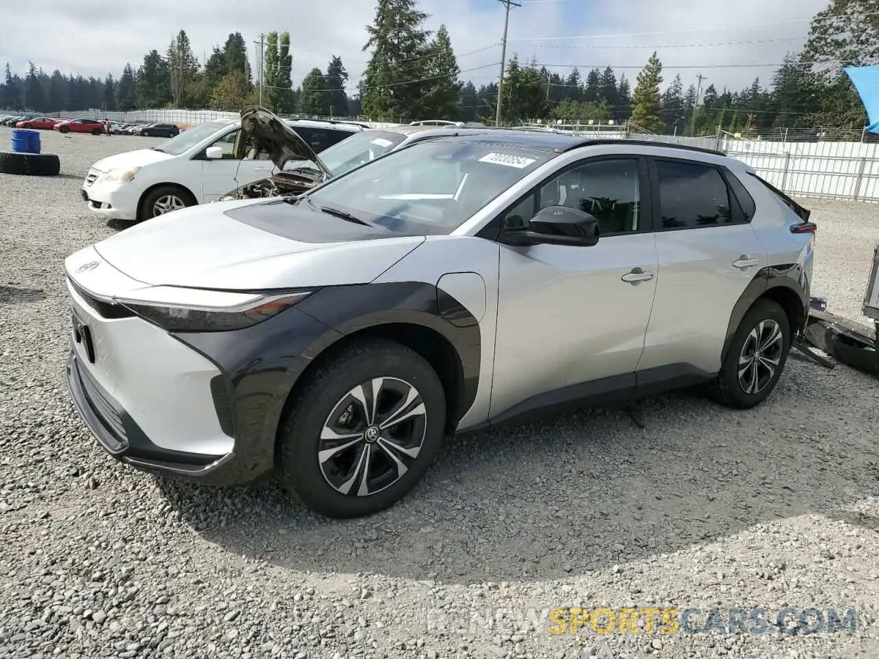 1 Photograph of a damaged car JTMABACAXPA015022 TOYOTA BZ4X XLE 2023