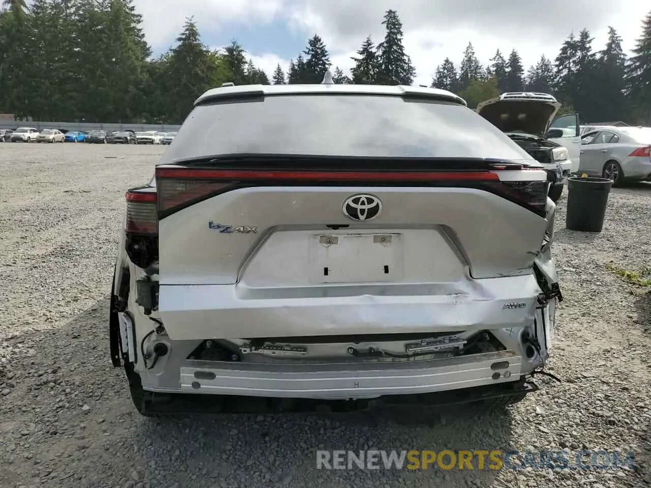 6 Photograph of a damaged car JTMABACAXPA015022 TOYOTA BZ4X XLE 2023
