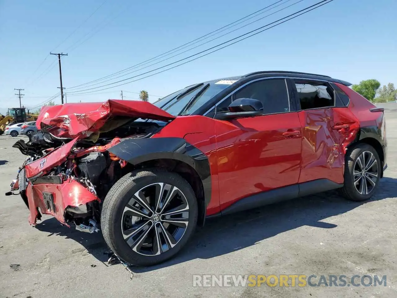 1 Photograph of a damaged car JTMAAAAA4RA031709 TOYOTA BZ4X XLE 2024