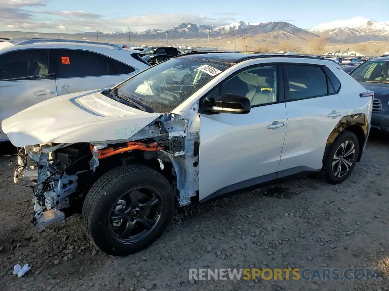 1 Photograph of a damaged car JTMABACA8RA071804 TOYOTA BZ4X XLE 2024