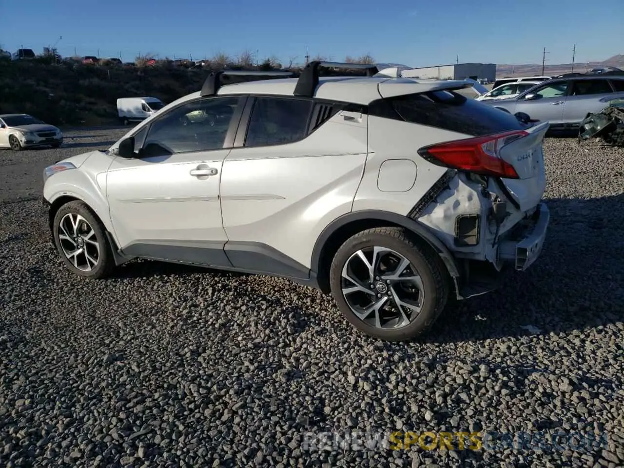 2 Фотография поврежденного автомобиля JTNKHMBX0K1014640 TOYOTA C-HR 2019