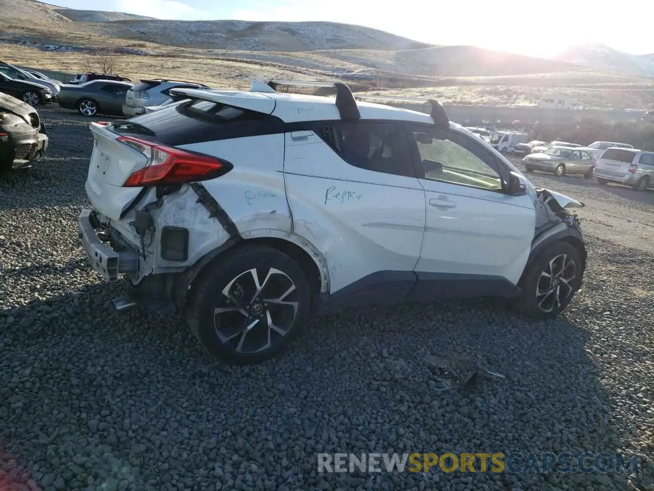3 Фотография поврежденного автомобиля JTNKHMBX0K1014640 TOYOTA C-HR 2019