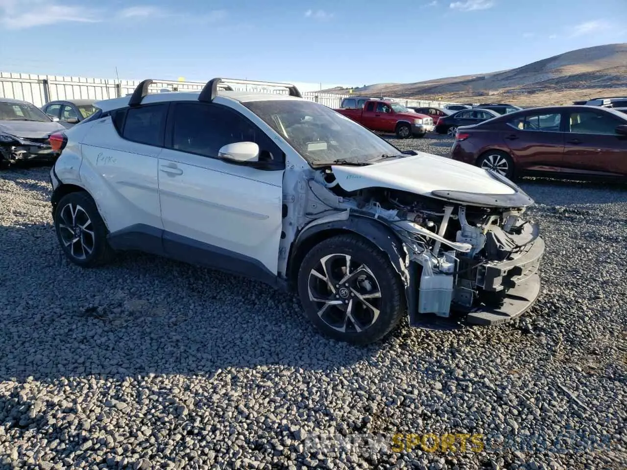 4 Фотография поврежденного автомобиля JTNKHMBX0K1014640 TOYOTA C-HR 2019