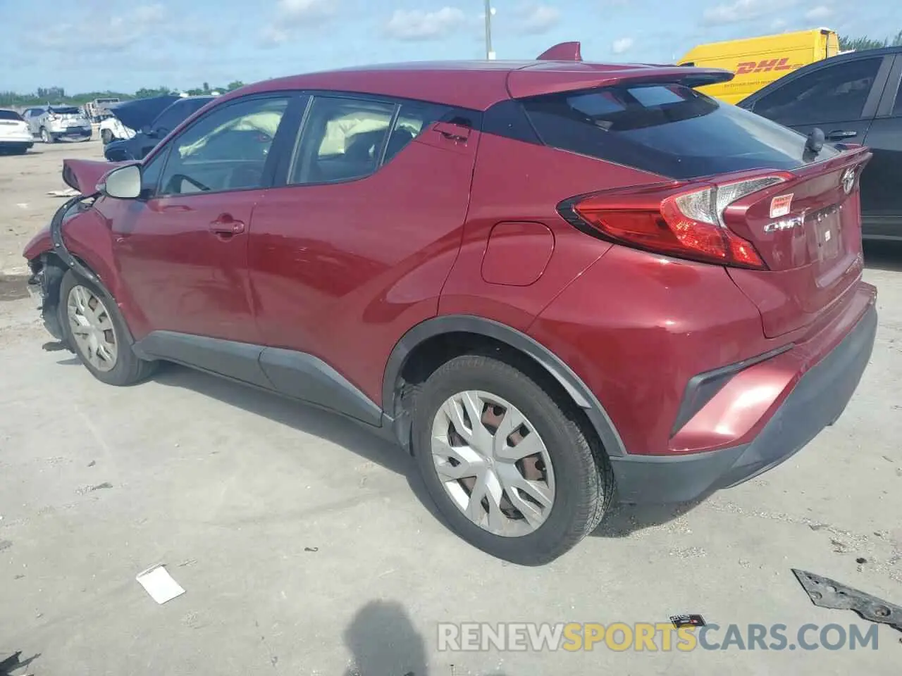 2 Фотография поврежденного автомобиля JTNKHMBX0K1017361 TOYOTA C-HR 2019