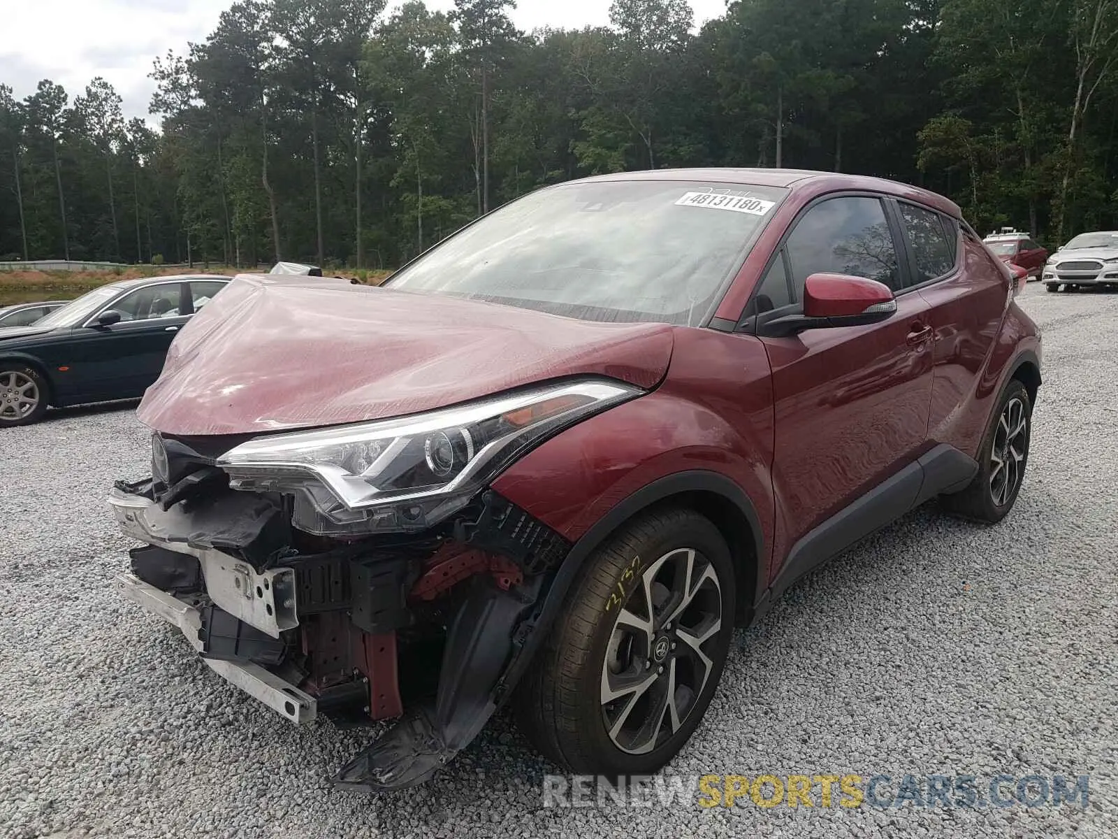 2 Photograph of a damaged car JTNKHMBX0K1017716 TOYOTA C-HR 2019