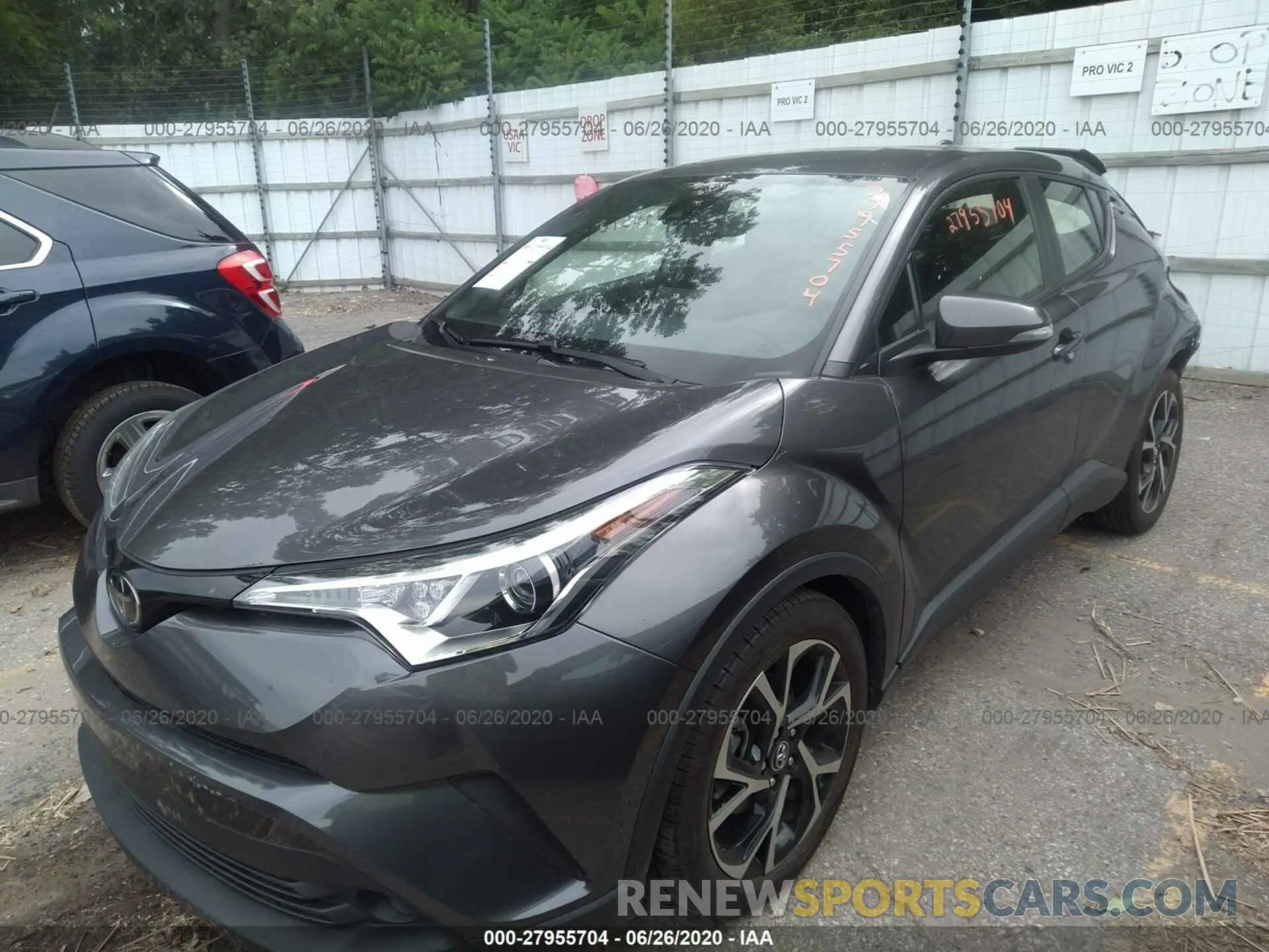 2 Photograph of a damaged car JTNKHMBX0K1024987 TOYOTA C-HR 2019