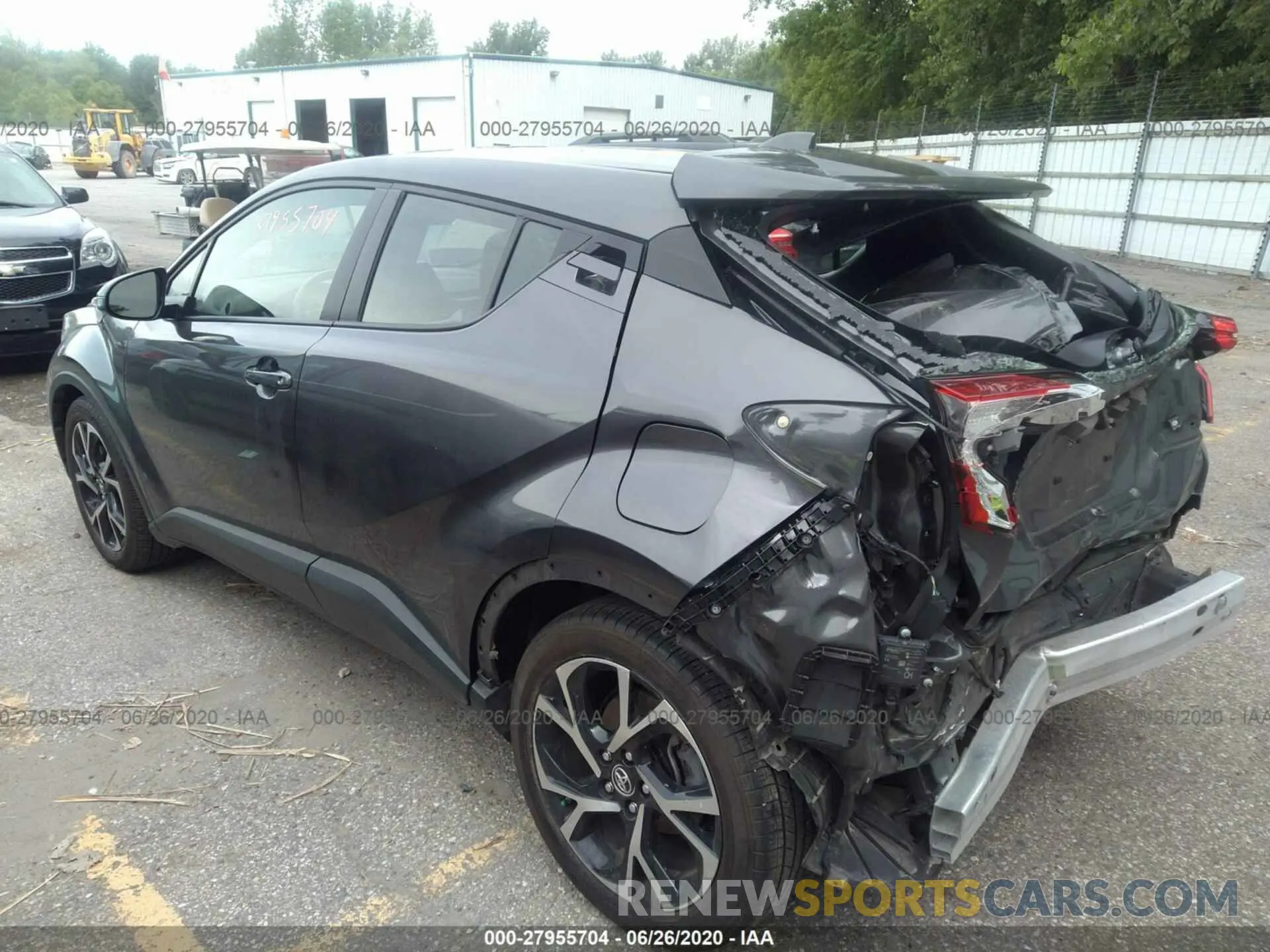3 Photograph of a damaged car JTNKHMBX0K1024987 TOYOTA C-HR 2019