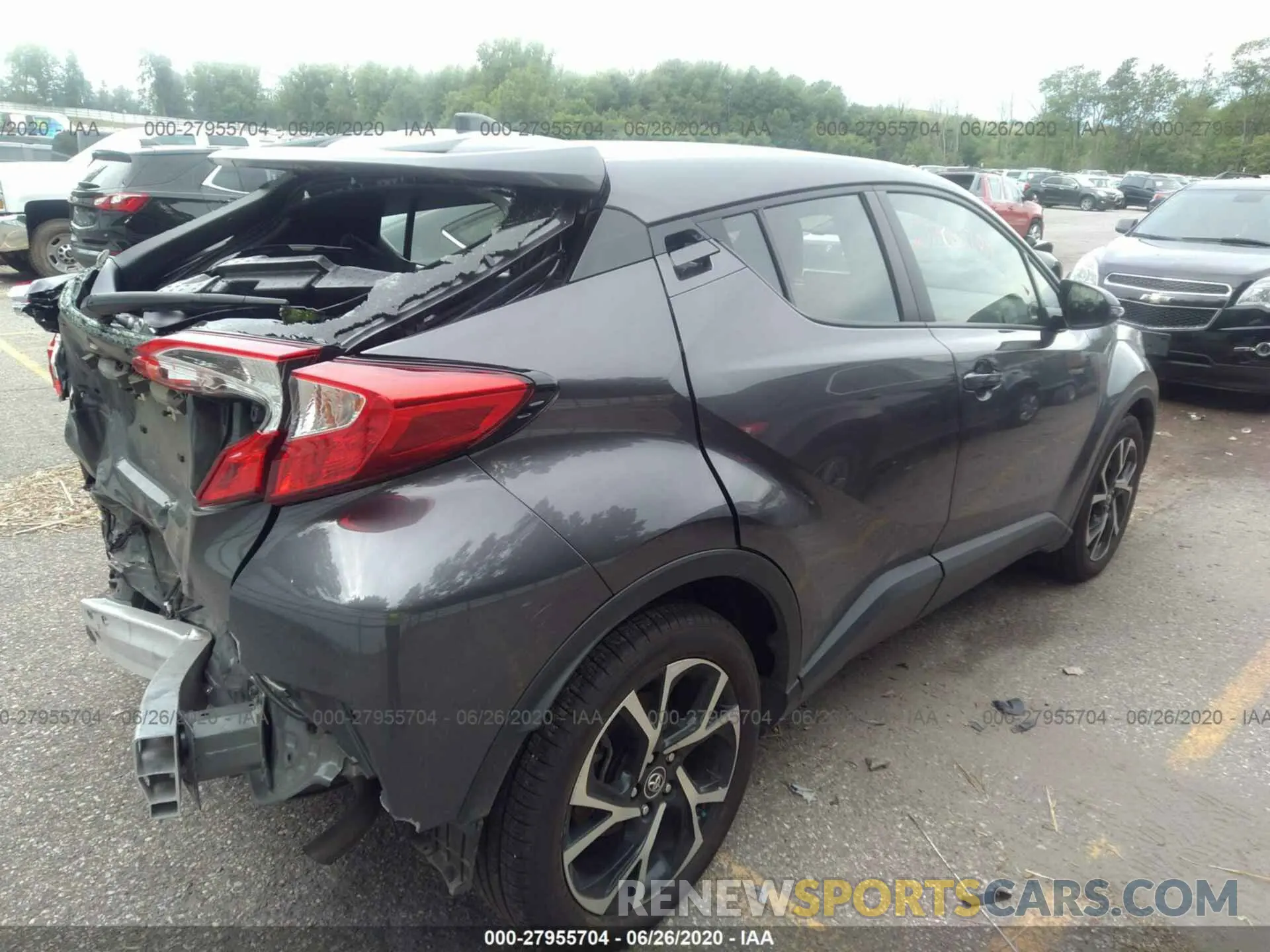 4 Photograph of a damaged car JTNKHMBX0K1024987 TOYOTA C-HR 2019