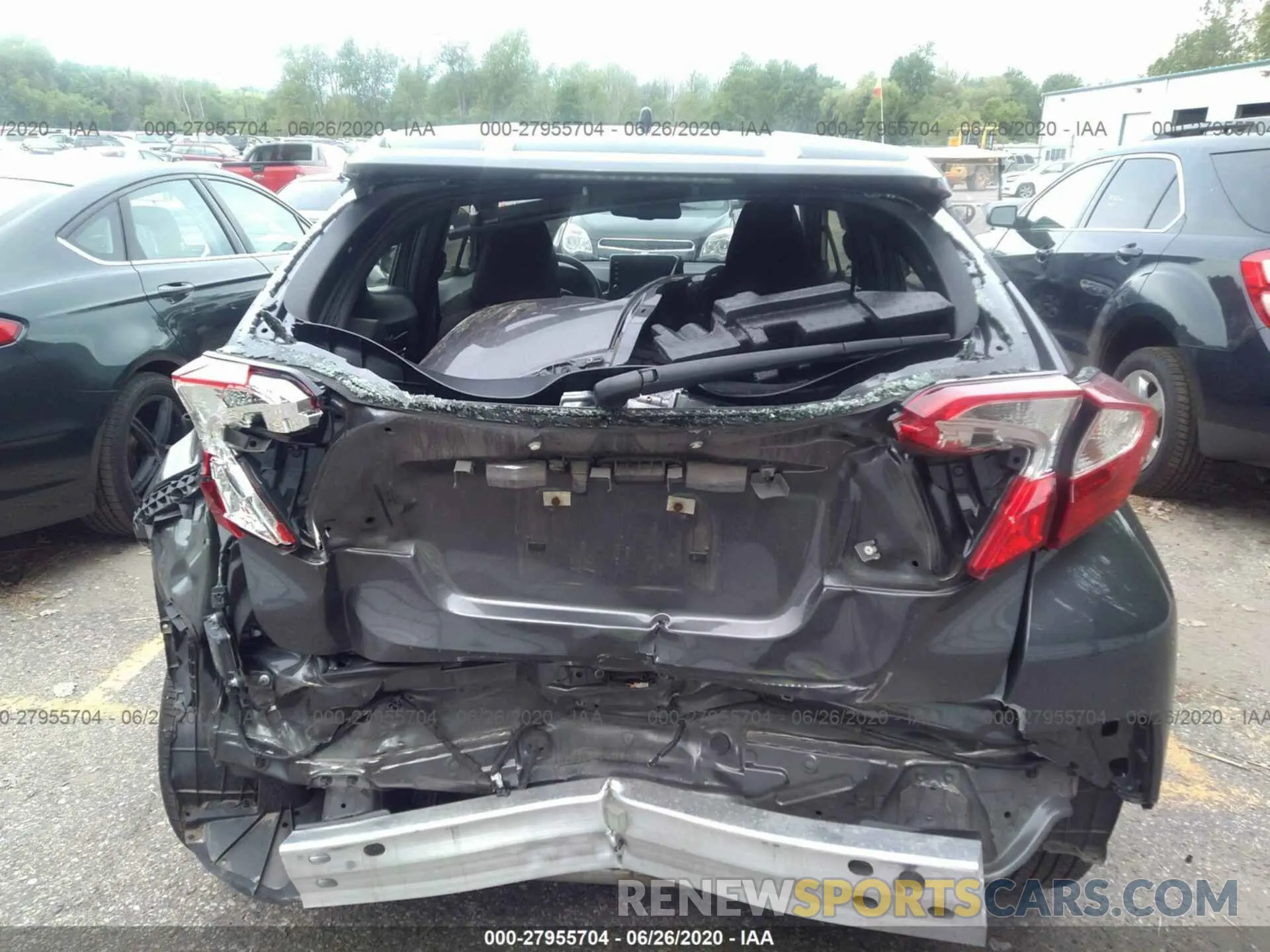 6 Photograph of a damaged car JTNKHMBX0K1024987 TOYOTA C-HR 2019