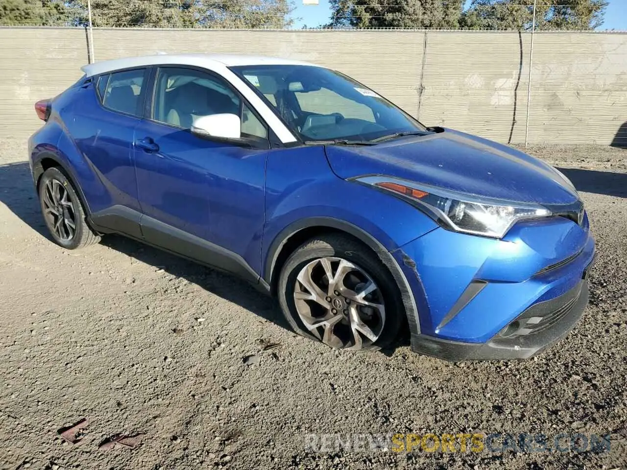4 Photograph of a damaged car JTNKHMBX0K1025444 TOYOTA C-HR 2019