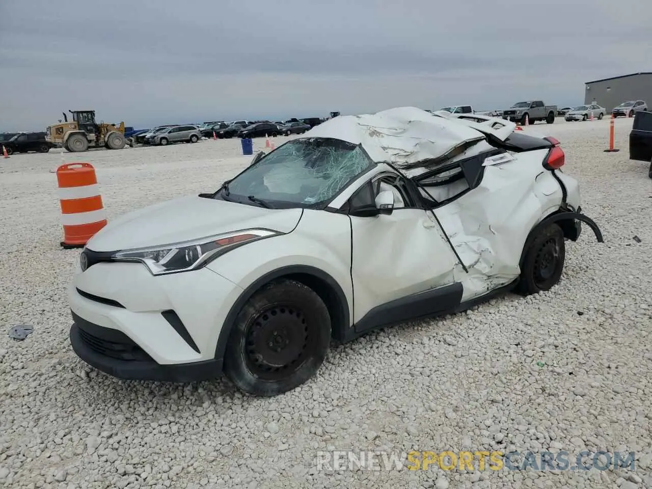1 Photograph of a damaged car JTNKHMBX0K1032619 TOYOTA C-HR 2019