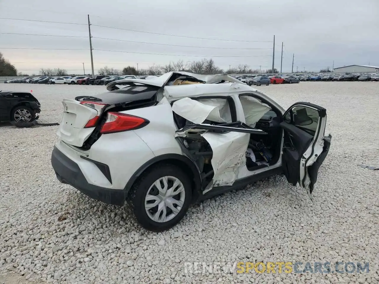 3 Photograph of a damaged car JTNKHMBX0K1032619 TOYOTA C-HR 2019