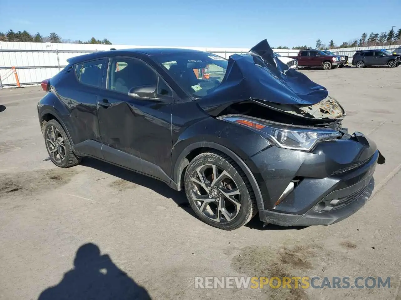4 Фотография поврежденного автомобиля JTNKHMBX0K1040753 TOYOTA C-HR 2019