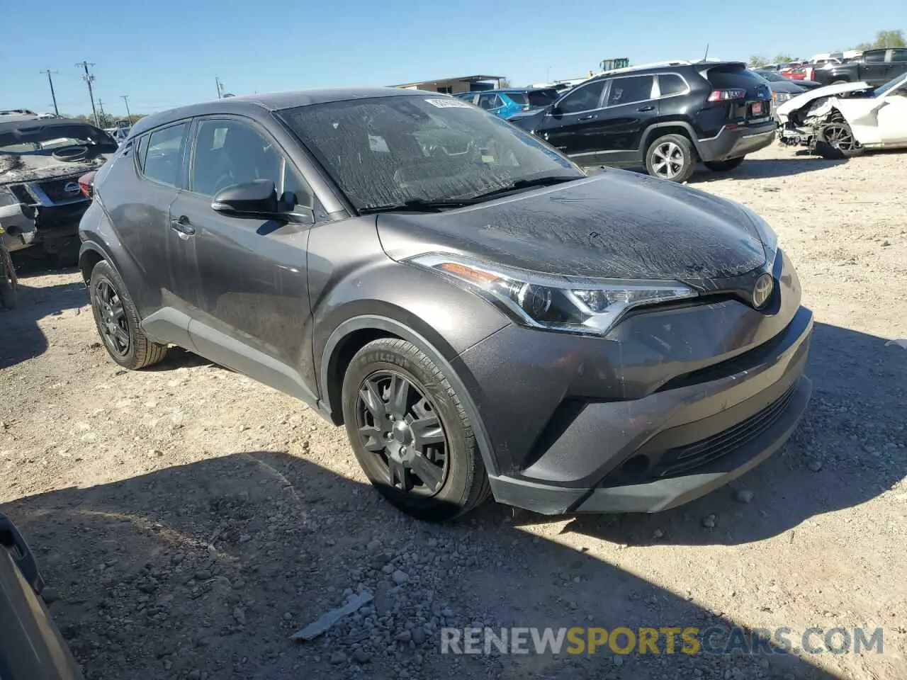 4 Фотография поврежденного автомобиля JTNKHMBX0K1041949 TOYOTA C-HR 2019