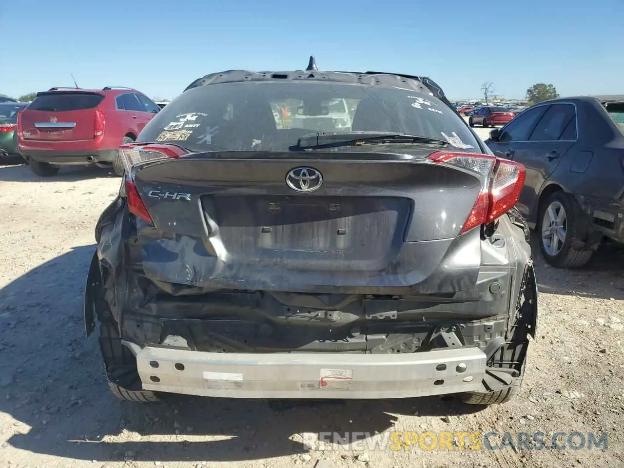 6 Фотография поврежденного автомобиля JTNKHMBX0K1041949 TOYOTA C-HR 2019