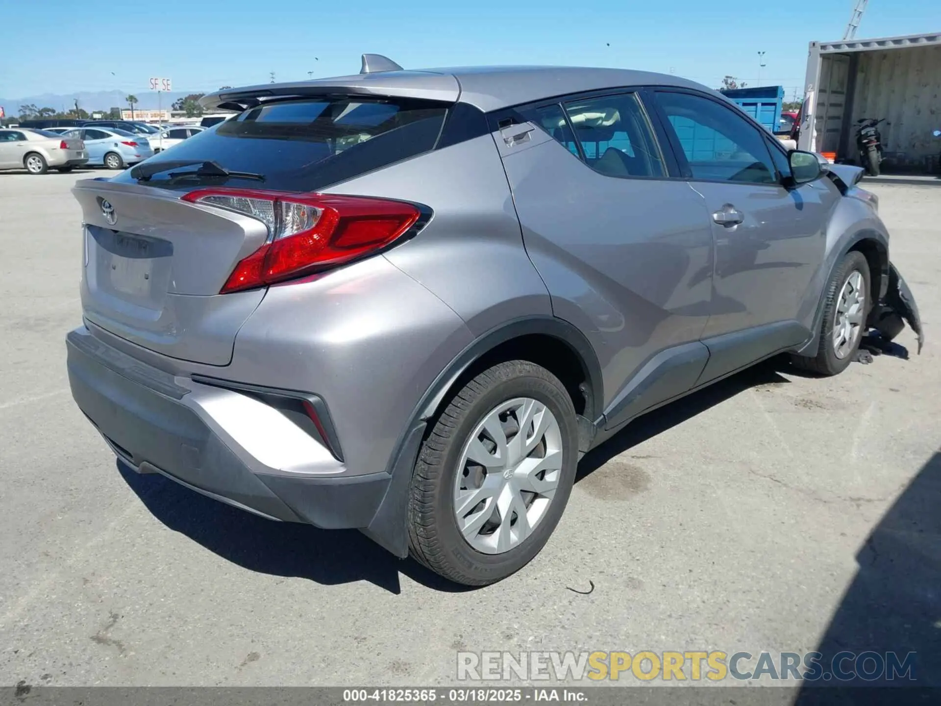 4 Фотография поврежденного автомобиля JTNKHMBX0K1050506 TOYOTA C-HR 2019