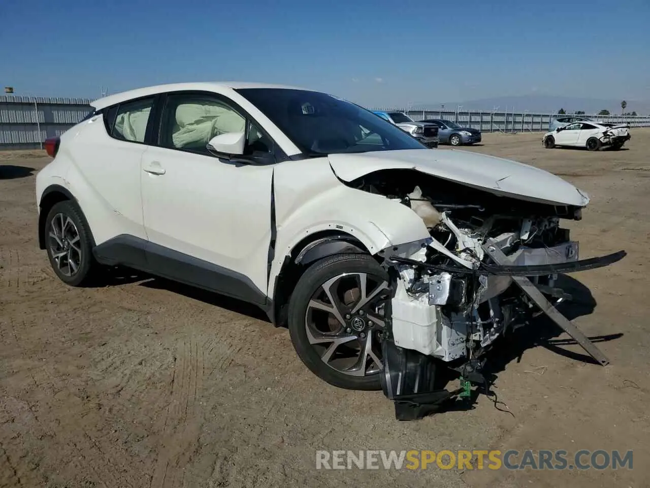 4 Фотография поврежденного автомобиля JTNKHMBX1K1014761 TOYOTA C-HR 2019