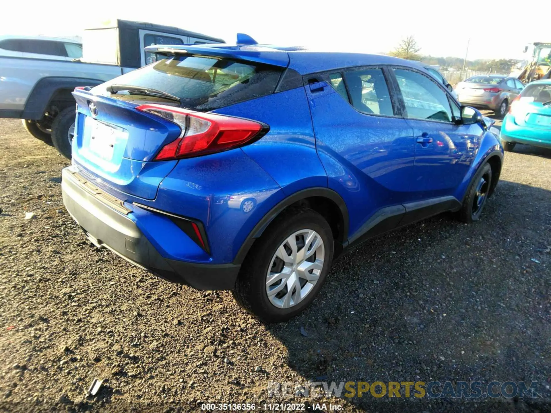 4 Фотография поврежденного автомобиля JTNKHMBX1K1018177 TOYOTA C-HR 2019
