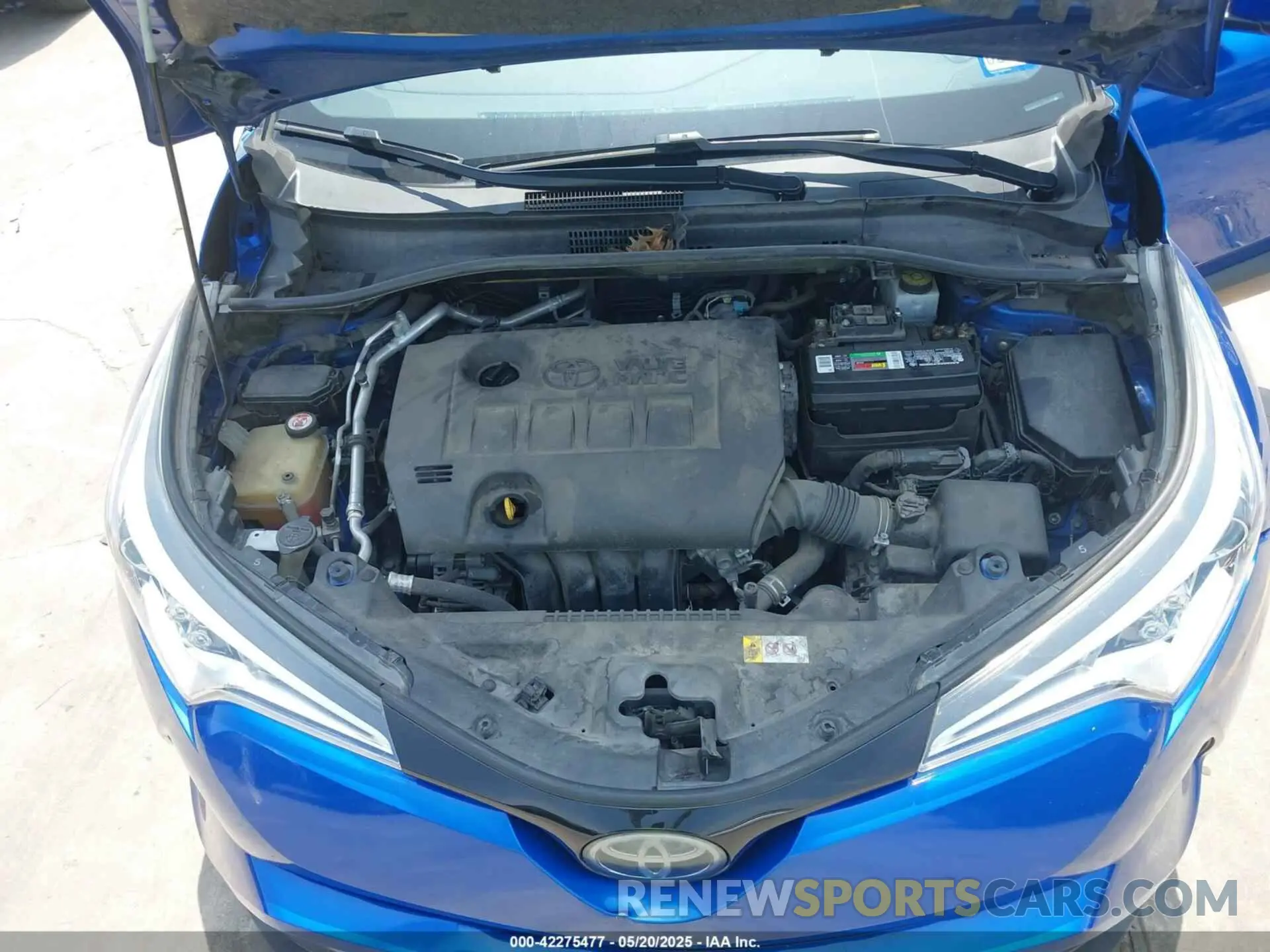 10 Фотография поврежденного автомобиля JTNKHMBX1K1021113 TOYOTA C-HR 2019