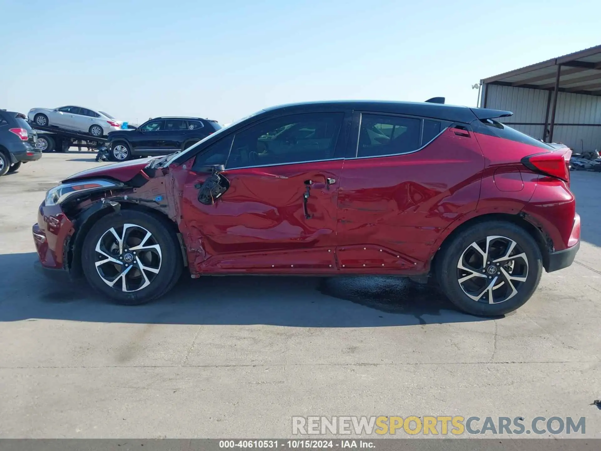 15 Photograph of a damaged car JTNKHMBX1K1022746 TOYOTA C-HR 2019