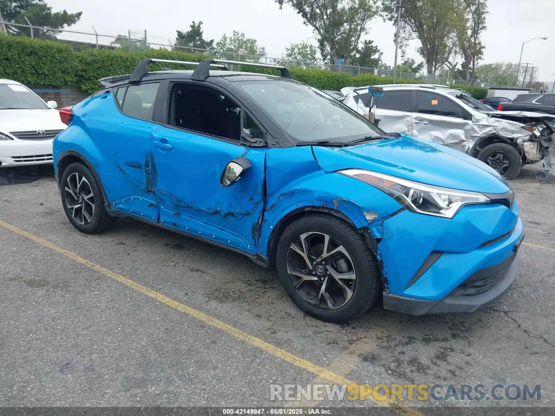 1 Photograph of a damaged car JTNKHMBX1K1031351 TOYOTA C-HR 2019