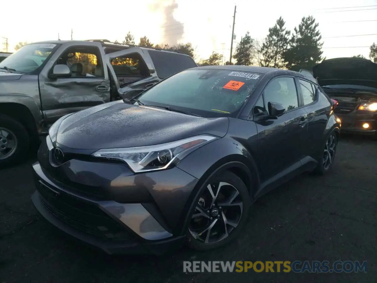 2 Photograph of a damaged car JTNKHMBX1K1033195 TOYOTA C-HR 2019