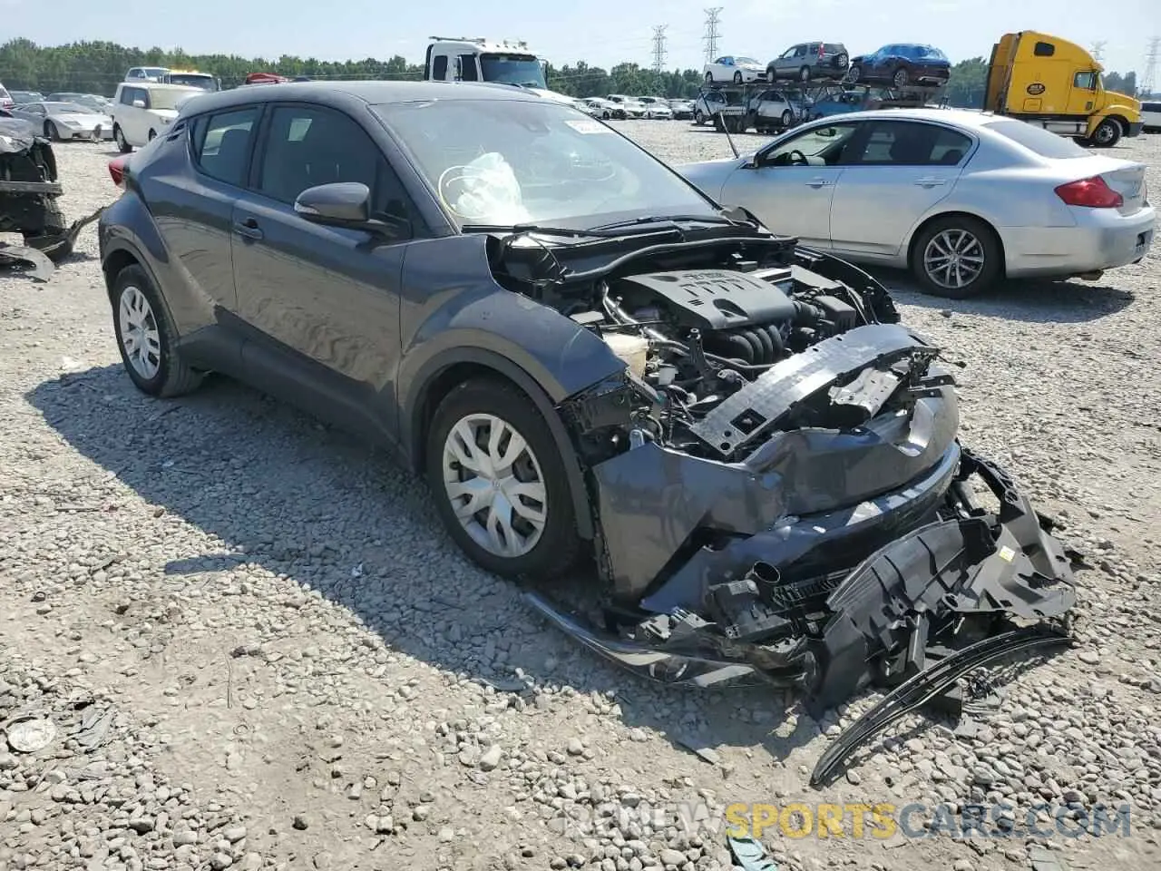1 Photograph of a damaged car JTNKHMBX1K1034959 TOYOTA C-HR 2019
