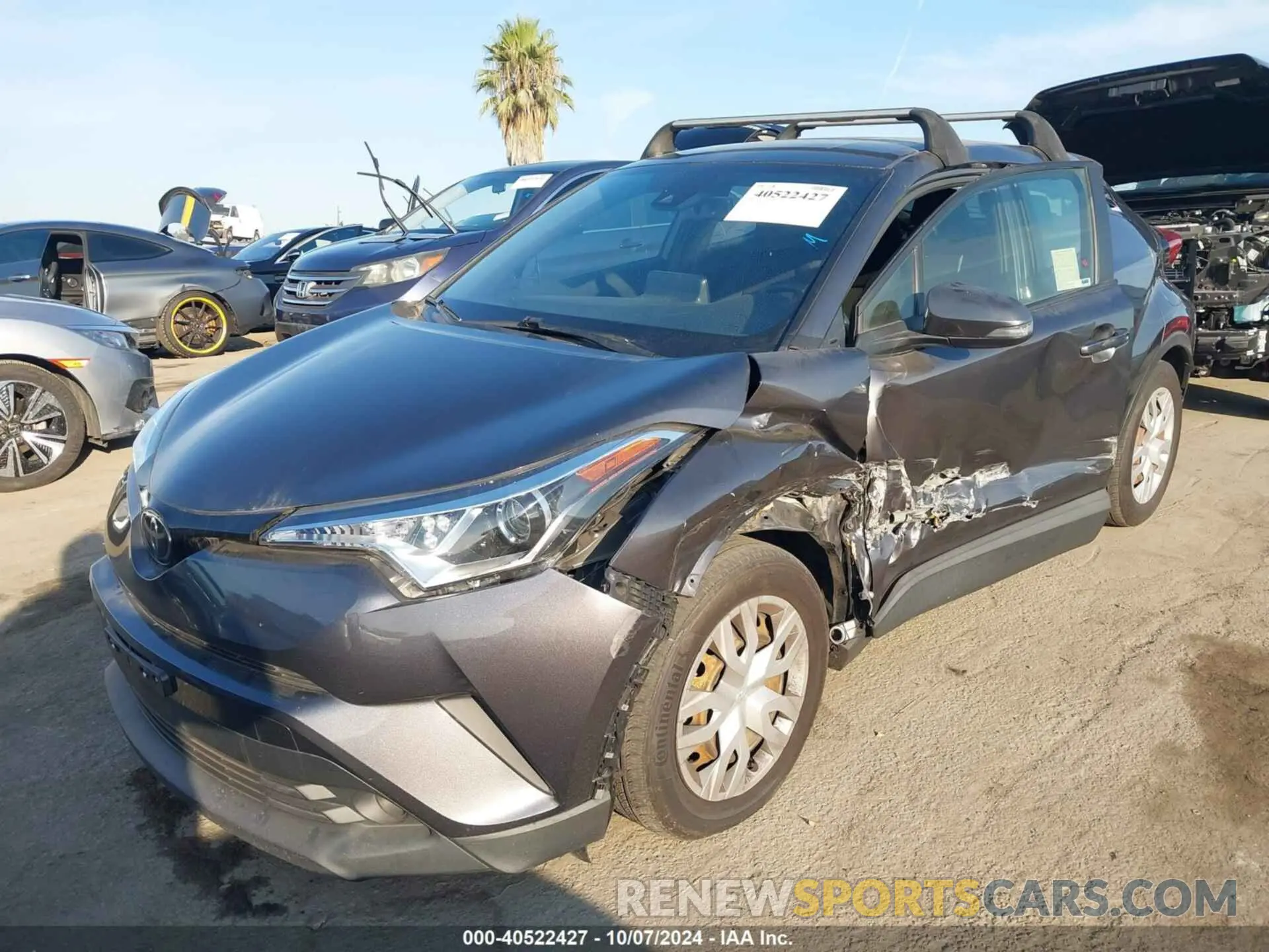 2 Photograph of a damaged car JTNKHMBX1K1039675 TOYOTA C-HR 2019