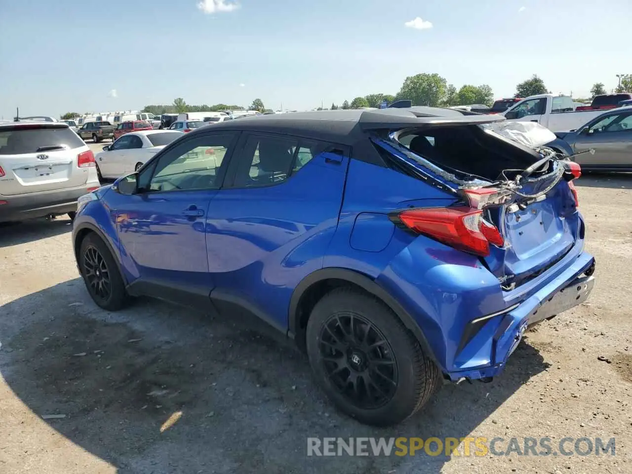 2 Photograph of a damaged car JTNKHMBX1K1054502 TOYOTA C-HR 2019