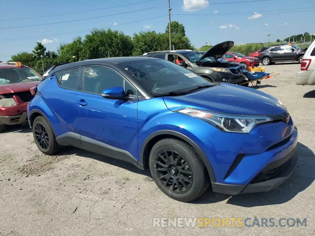 4 Photograph of a damaged car JTNKHMBX1K1054502 TOYOTA C-HR 2019
