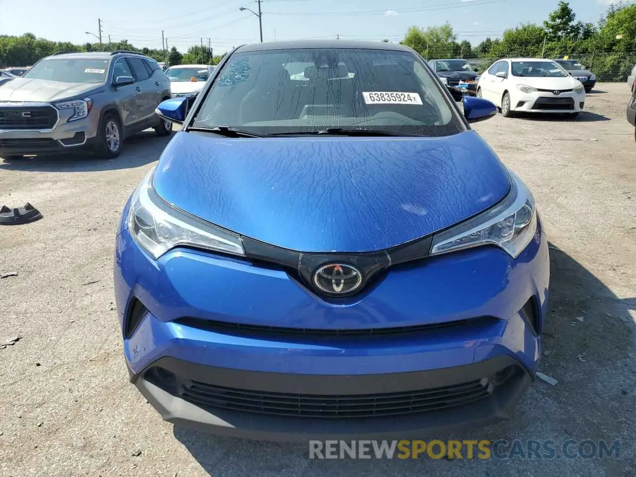 5 Photograph of a damaged car JTNKHMBX1K1054502 TOYOTA C-HR 2019