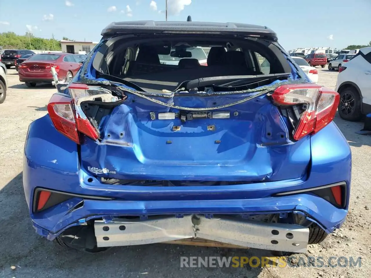 6 Photograph of a damaged car JTNKHMBX1K1054502 TOYOTA C-HR 2019