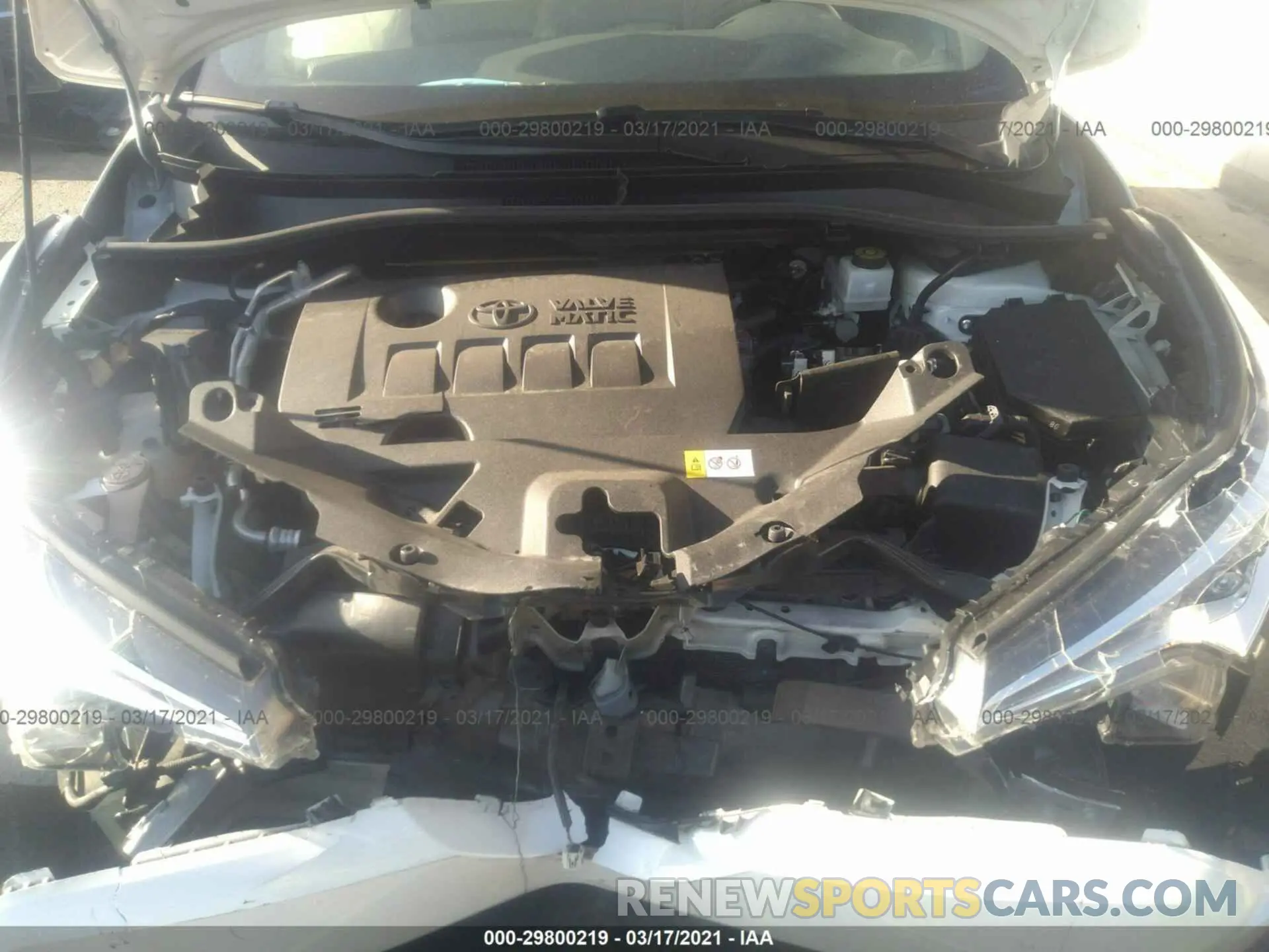 10 Фотография поврежденного автомобиля JTNKHMBX2K1017779 TOYOTA C-HR 2019