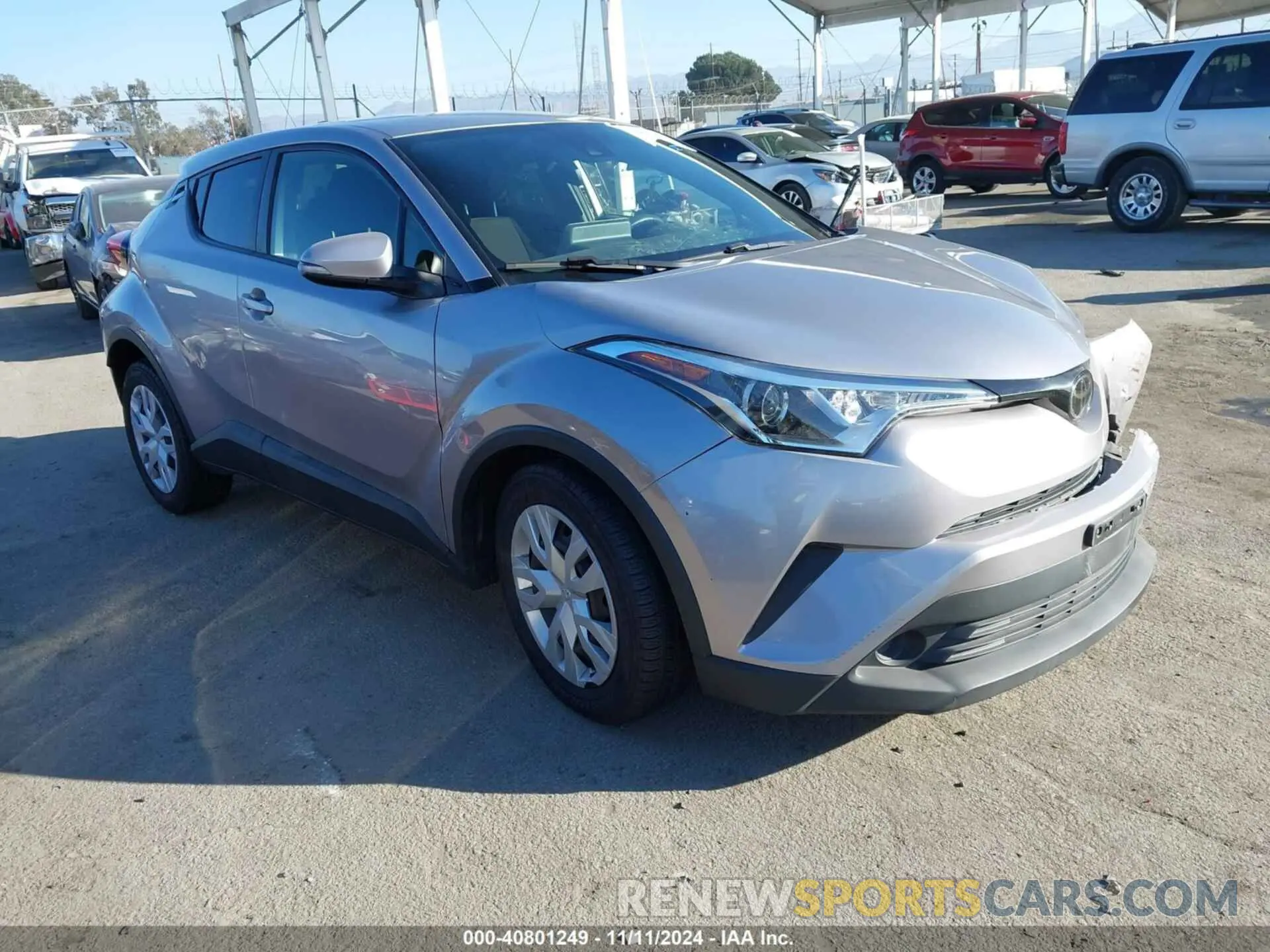1 Фотография поврежденного автомобиля JTNKHMBX2K1019340 TOYOTA C-HR 2019