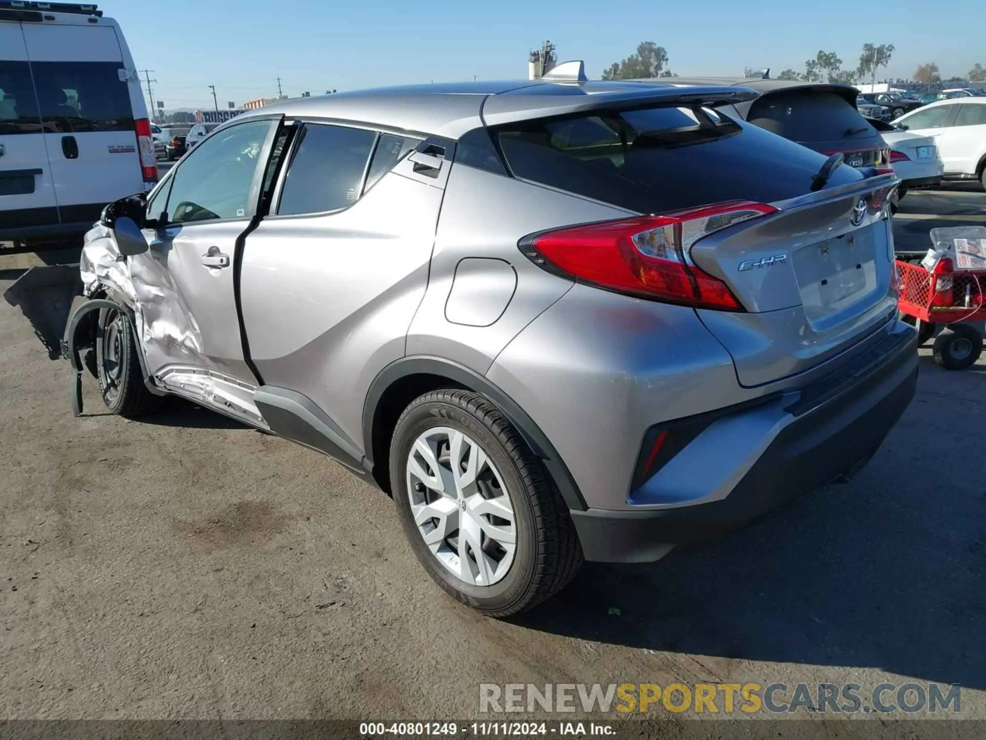 3 Фотография поврежденного автомобиля JTNKHMBX2K1019340 TOYOTA C-HR 2019