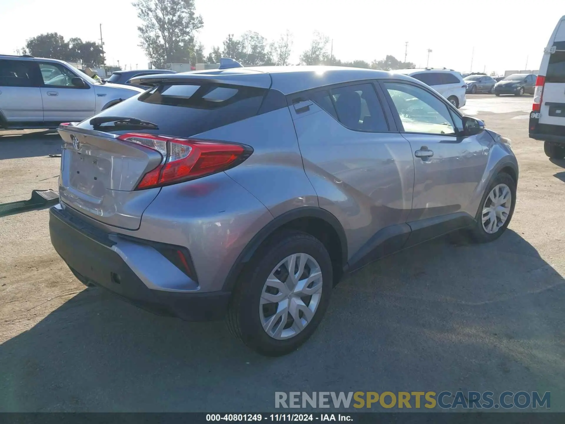 4 Фотография поврежденного автомобиля JTNKHMBX2K1019340 TOYOTA C-HR 2019