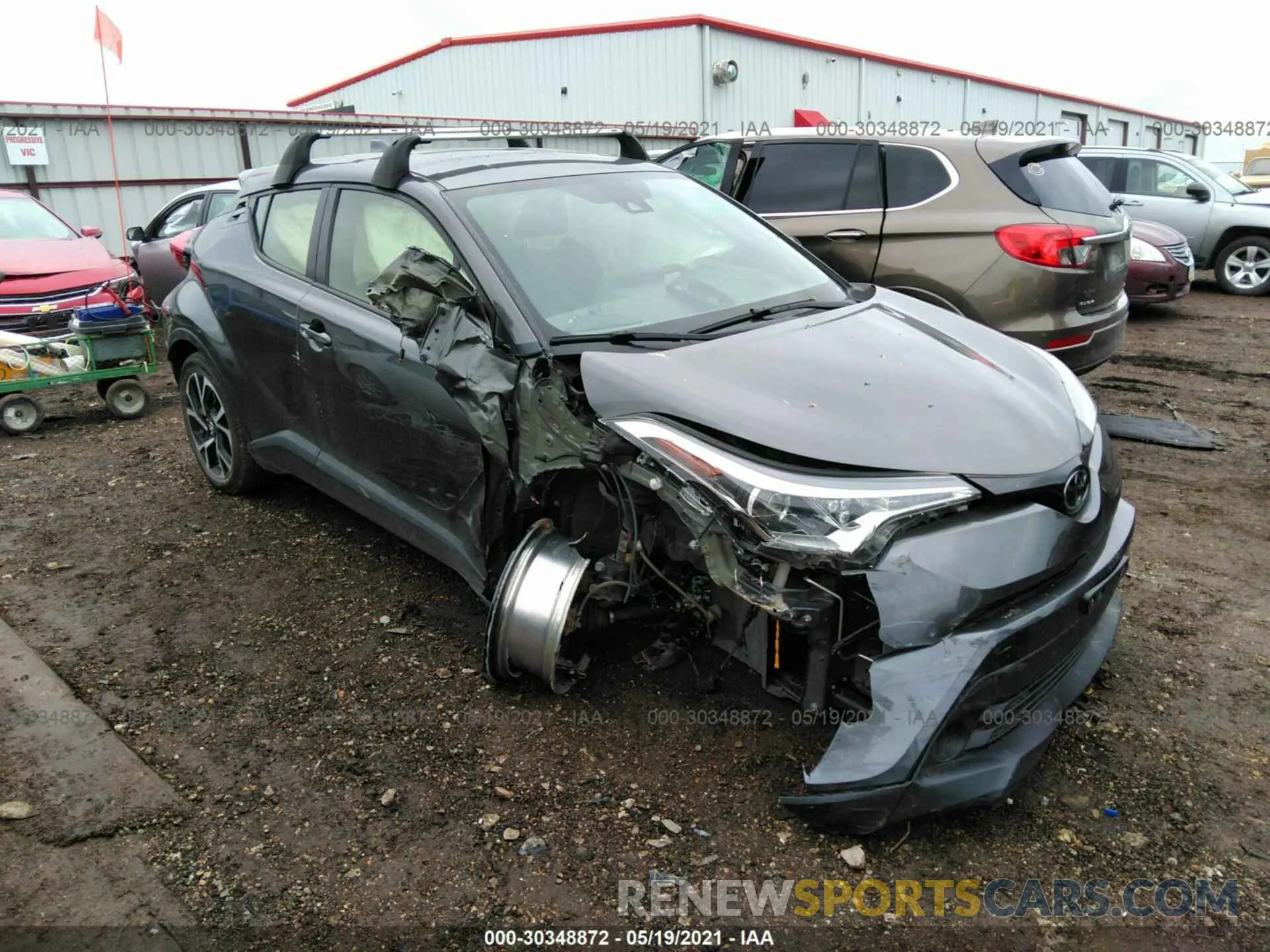 1 Photograph of a damaged car JTNKHMBX2K1030323 TOYOTA C-HR 2019