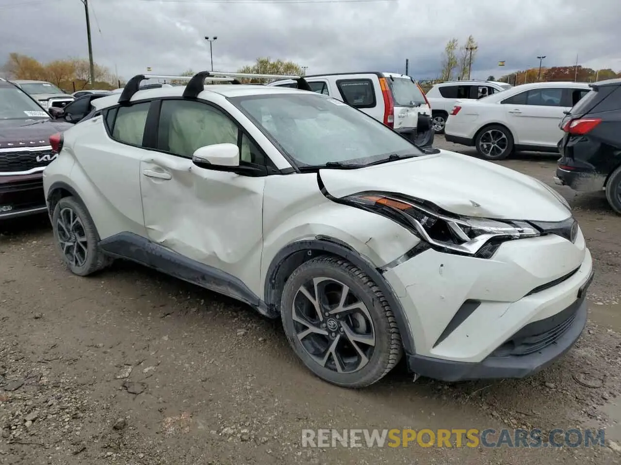 4 Photograph of a damaged car JTNKHMBX2K1033951 TOYOTA C-HR 2019